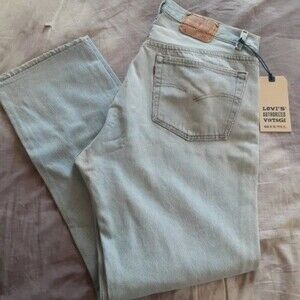 Levi's 501 T Jeans Vintage Men's Upcycled Denim Pants 38 NWT